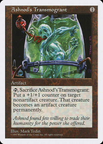 Ashnod's Transmogrant [Fifth Edition] Magic: The Gathering
