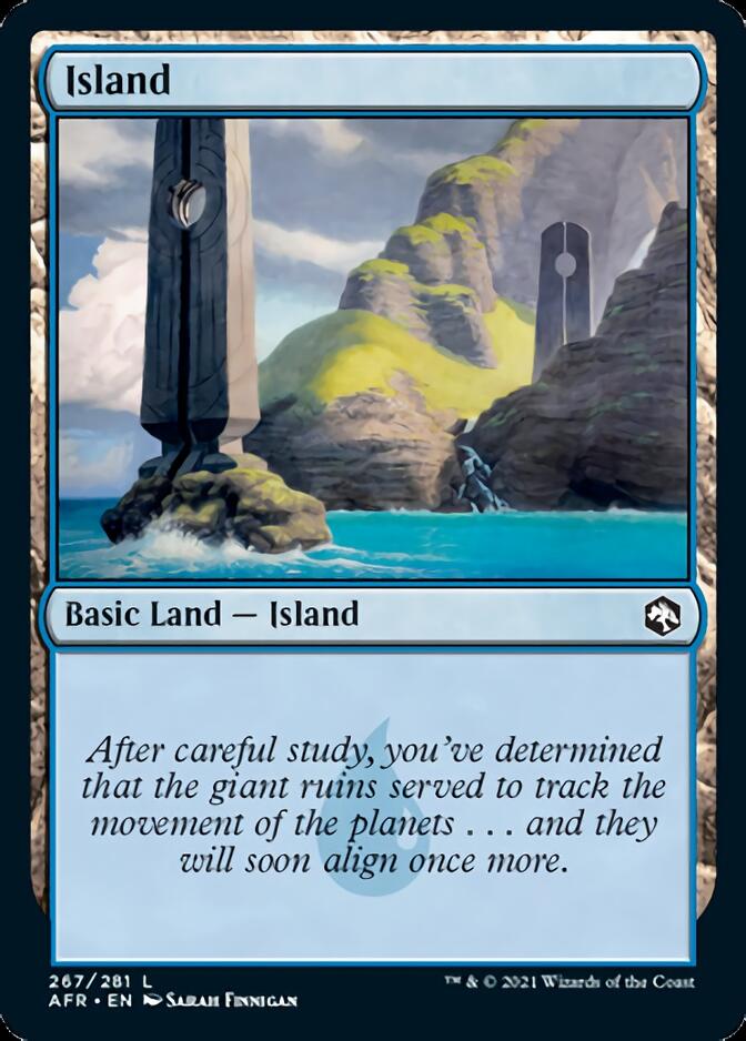 Island (267) [Dungeons & Dragons: Adventures in the Forgotten Realms] Magic: The Gathering