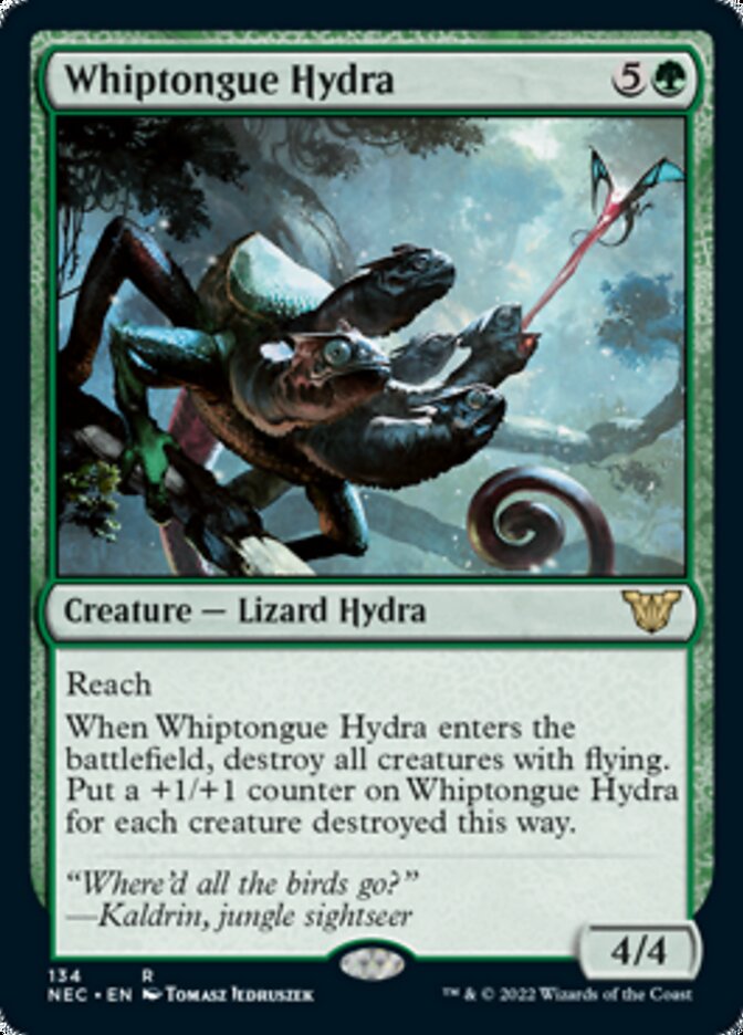 Whiptongue Hydra [Kamigawa: Neon Dynasty Commander] Magic: The Gathering