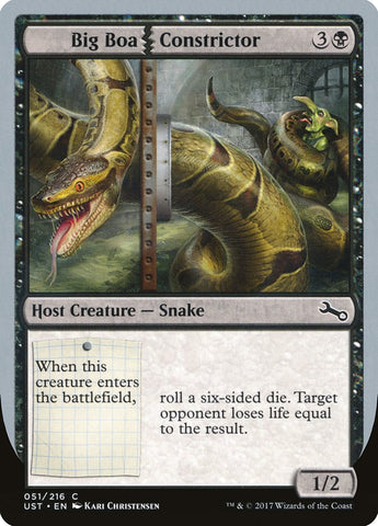 Big Boa Constrictor [Unstable] Magic: The Gathering