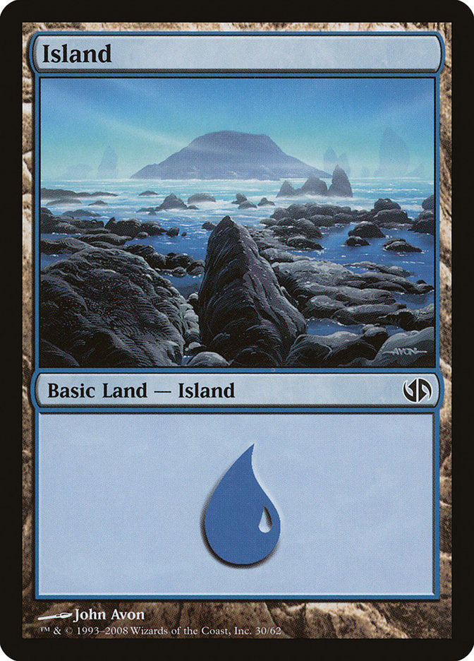 Island (30) [Duel Decks: Jace vs. Chandra] Magic: The Gathering