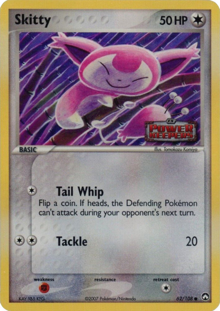 Skitty (62/108) (Stamped) [EX: Power Keepers] Pokémon