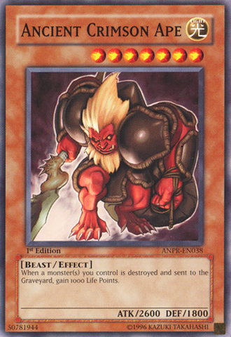Ancient Crimson Ape [ANPR-EN038] Common Yu-Gi-Oh!