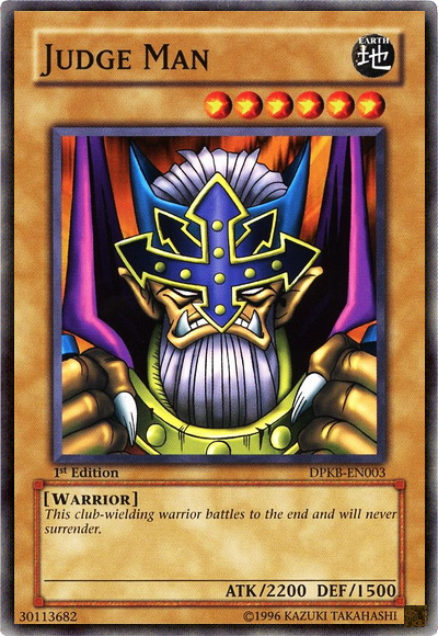 Judge Man [DPKB-EN003] Common Yu-Gi-Oh!