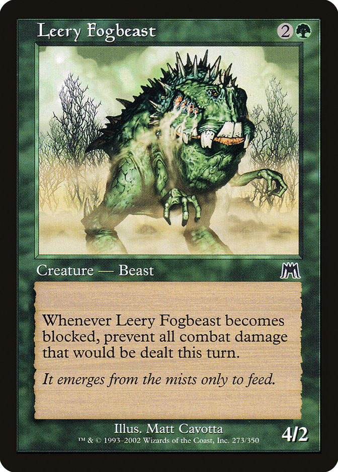 Leery Fogbeast [Onslaught] Magic: The Gathering