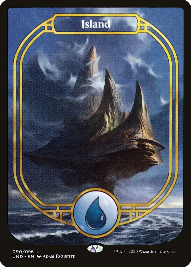 Island (90) [Unsanctioned] Magic: The Gathering