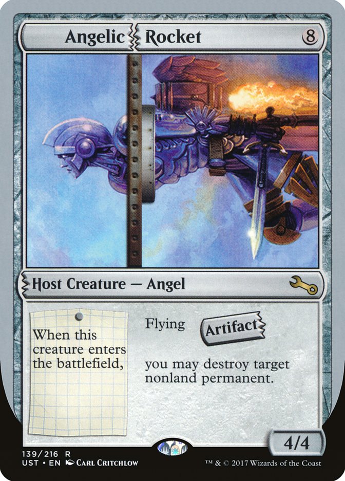 Angelic Rocket [Unstable] Magic: The Gathering