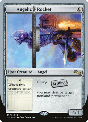 Angelic Rocket [Unstable] Magic: The Gathering