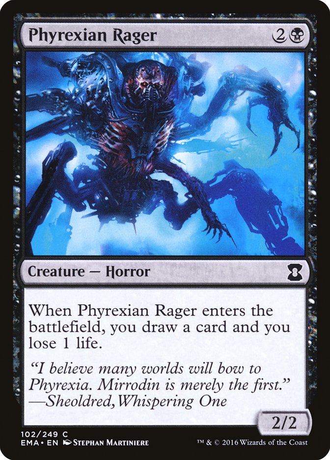 Phyrexian Rager [Eternal Masters] Magic: The Gathering