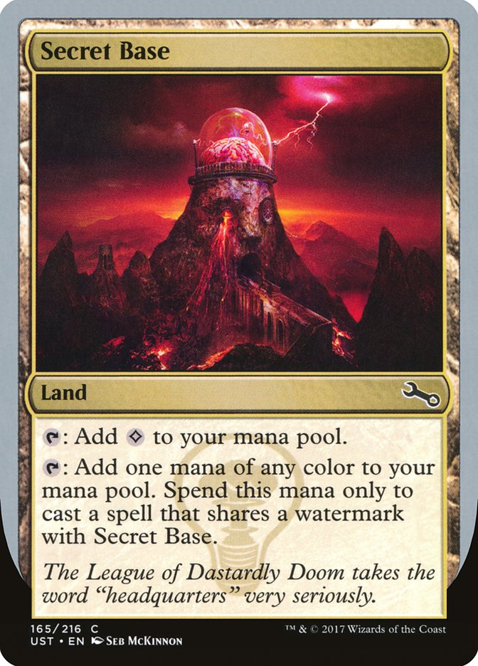 Secret Base (Artist: Seb McKinnon) [Unstable] Magic: The Gathering