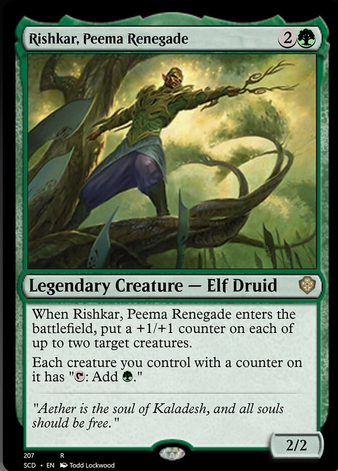 Rishkar, Peema Renegade [Starter Commander Decks] Magic: The Gathering