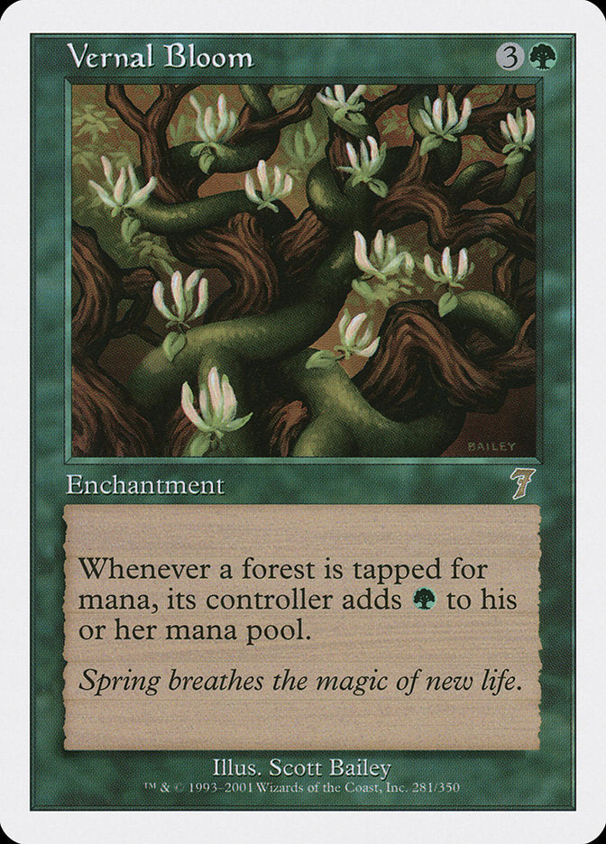 Vernal Bloom [Seventh Edition] Magic: The Gathering