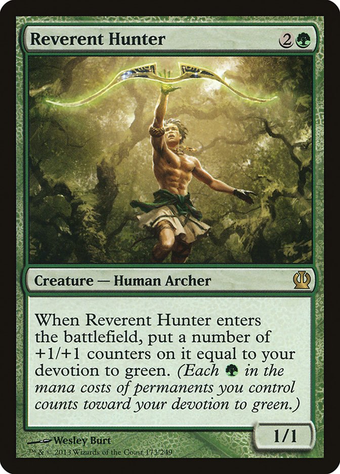 Reverent Hunter [Theros] Magic: The Gathering