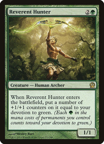 Reverent Hunter [Theros] Magic: The Gathering