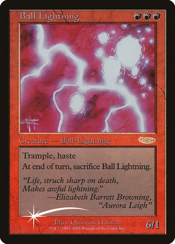 Ball Lightning [Judge Gift Cards 2001] Magic: The Gathering