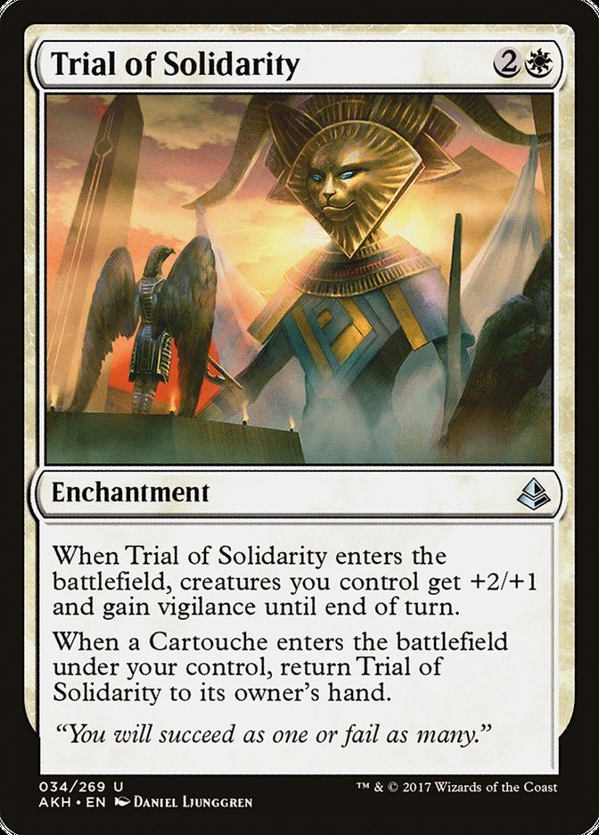 Trial of Solidarity [Amonkhet] Magic: The Gathering