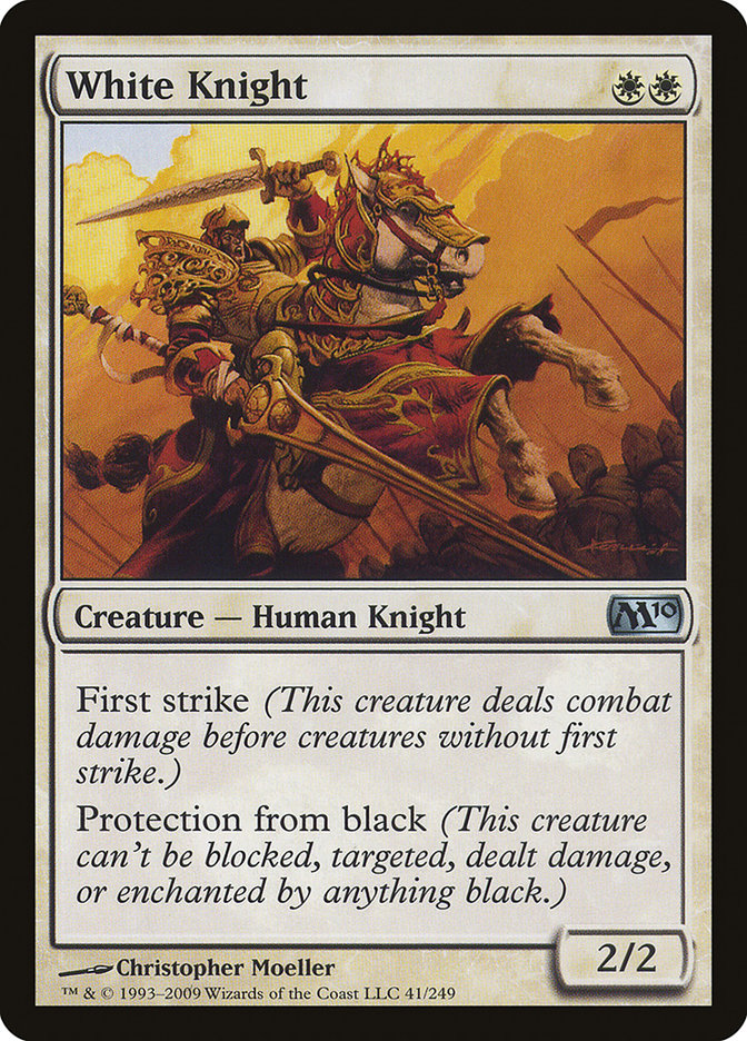 White Knight [Magic 2010] Magic: The Gathering