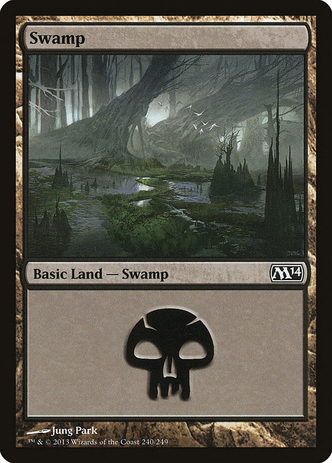 Swamp (240) [Magic 2014] Magic: The Gathering