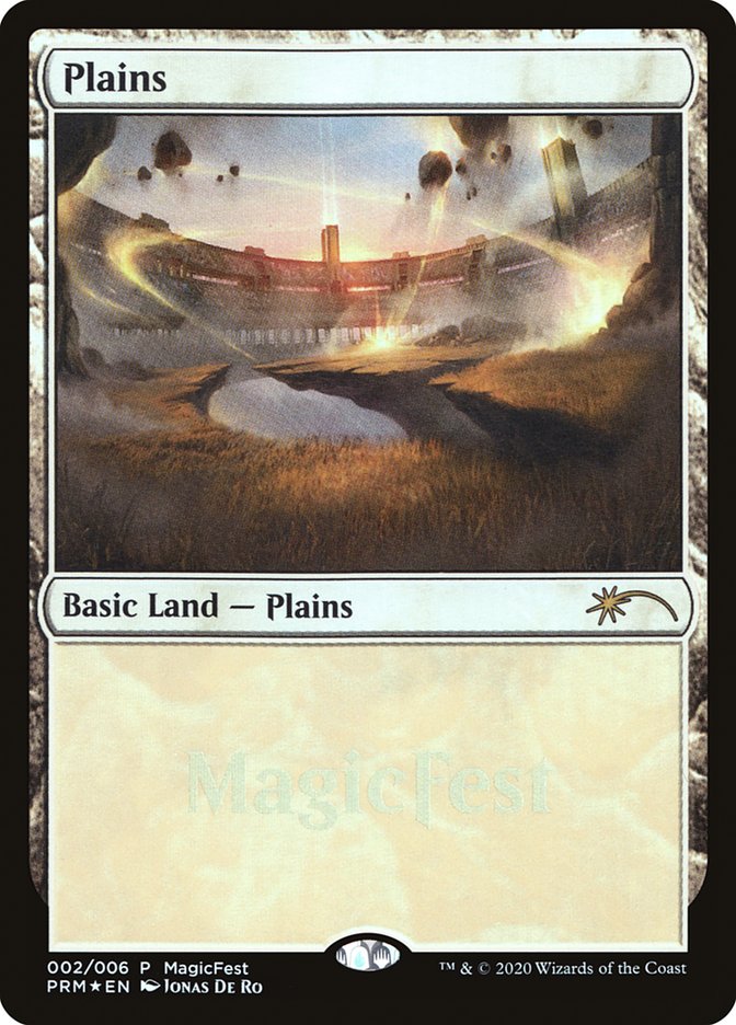 Plains (2) [MagicFest 2020] Magic: The Gathering