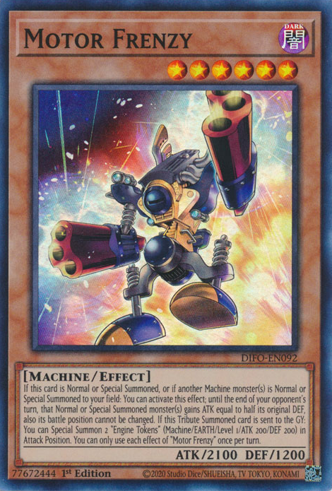 Motor Frenzy [DIFO-EN092] Super Rare Yu-Gi-Oh!