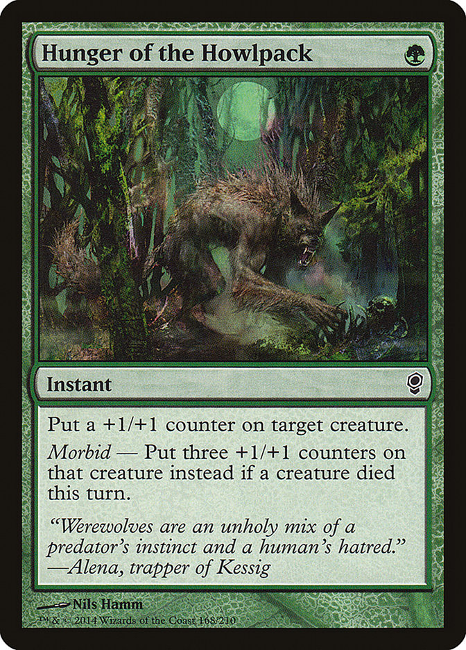 Hunger of the Howlpack [Conspiracy] Magic: The Gathering