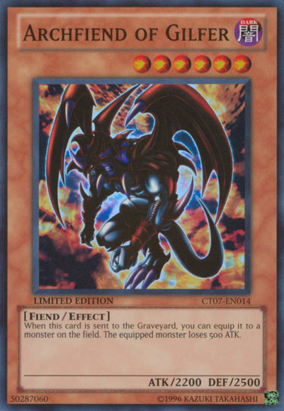 Archfiend of Gilfer [CT07-EN014] Super Rare Yu-Gi-Oh!