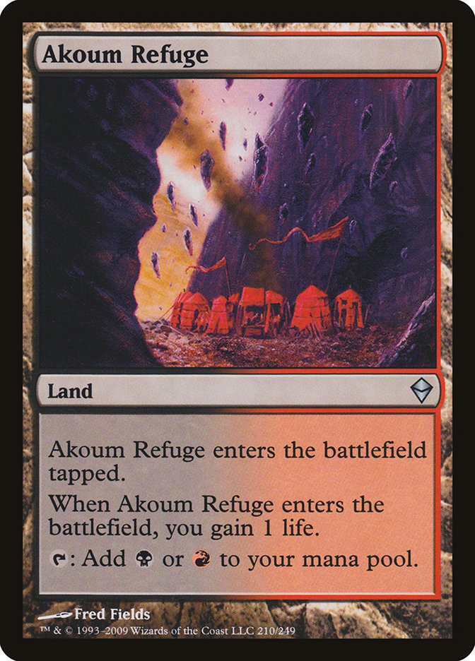 Akoum Refuge [Zendikar] Magic: The Gathering