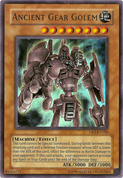 Ancient Gear Golem [DR3-EN186] Ultra Rare Yu-Gi-Oh!
