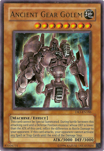 Ancient Gear Golem [DR3-EN186] Ultra Rare Yu-Gi-Oh!