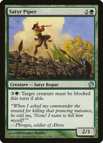 Satyr Piper [Theros] Magic: The Gathering