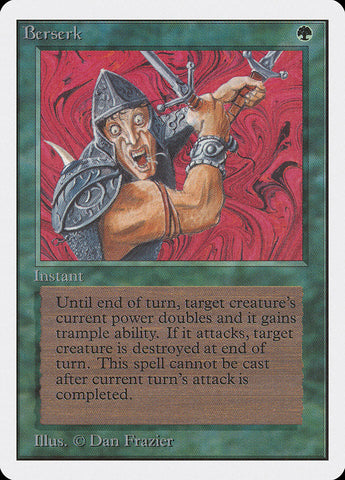 Berserk [Unlimited Edition] Magic: The Gathering