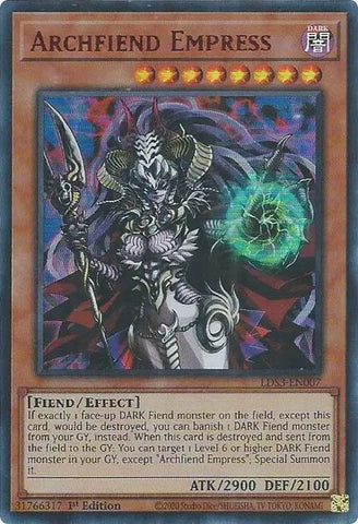 Archfiend Empress (Red) [LDS3-EN007] Ultra Rare Yu-Gi-Oh!