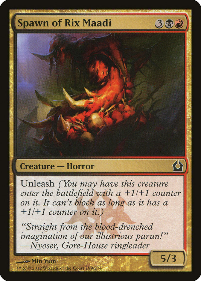 Spawn of Rix Maadi [Return to Ravnica] Magic: The Gathering