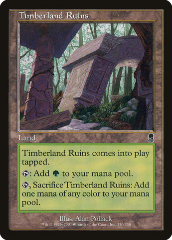 Timberland Ruins [Odyssey] Magic: The Gathering