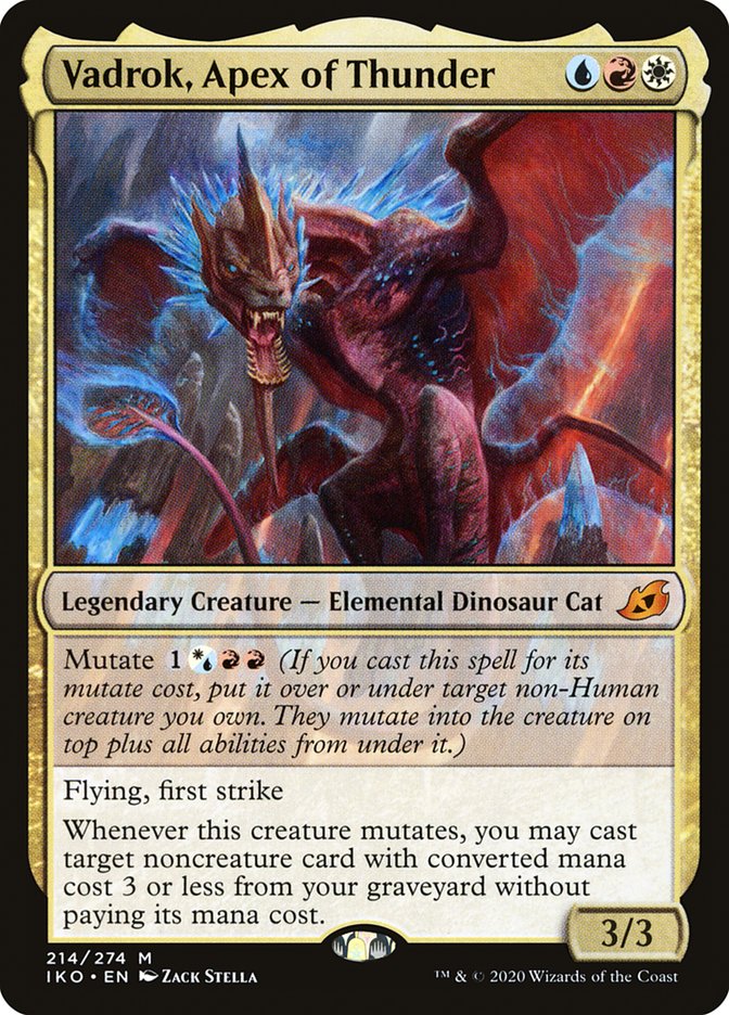 Vadrok, Apex of Thunder [Ikoria: Lair of Behemoths] Magic: The Gathering