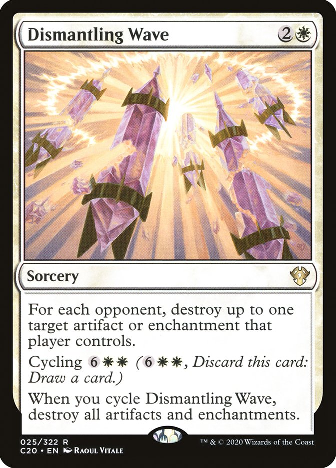 Dismantling Wave [Commander 2020] Magic: The Gathering