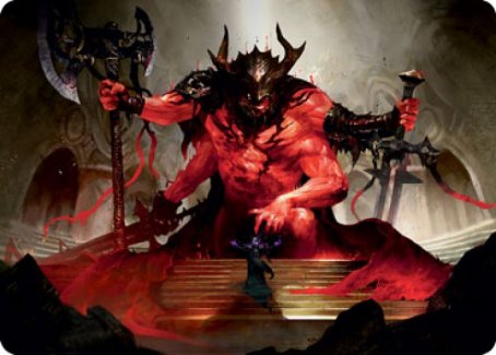 Awaken the Blood Avatar Art Card [Strixhaven: School of Mages Art Series] Magic: The Gathering