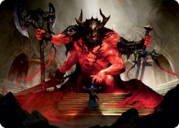 Awaken the Blood Avatar Art Card [Strixhaven: School of Mages Art Series] Magic: The Gathering