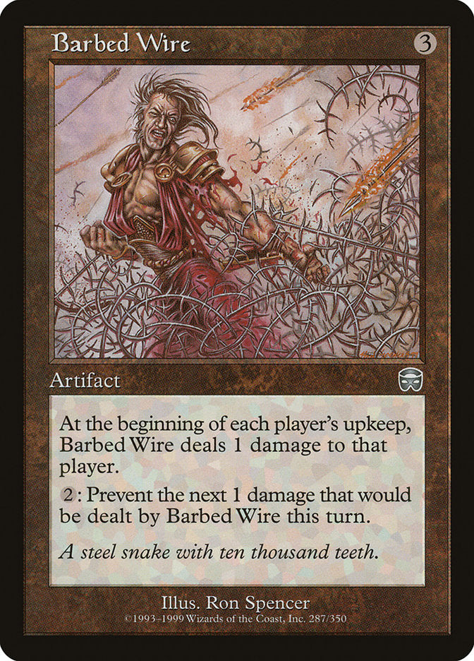 Barbed Wire [Mercadian Masques] Magic: The Gathering