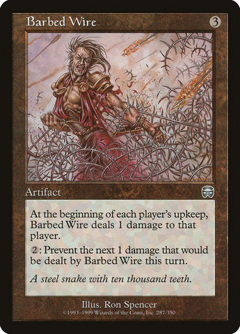 Barbed Wire [Mercadian Masques] Magic: The Gathering