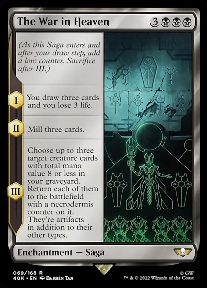 The War in Heaven (Surge Foil) [Warhammer 40,000] Magic: The Gathering