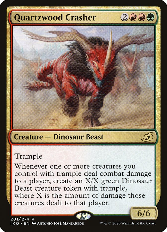 Quartzwood Crasher [Ikoria: Lair of Behemoths] Magic: The Gathering