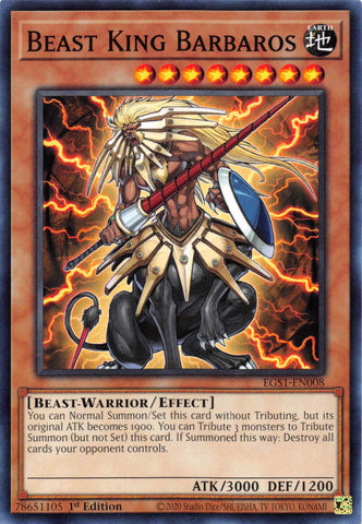 Beast King Barbaros [EGS1-EN008] Common Yu-Gi-Oh!