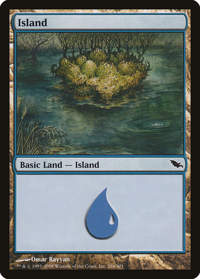 Island (286) [Shadowmoor] Magic: The Gathering