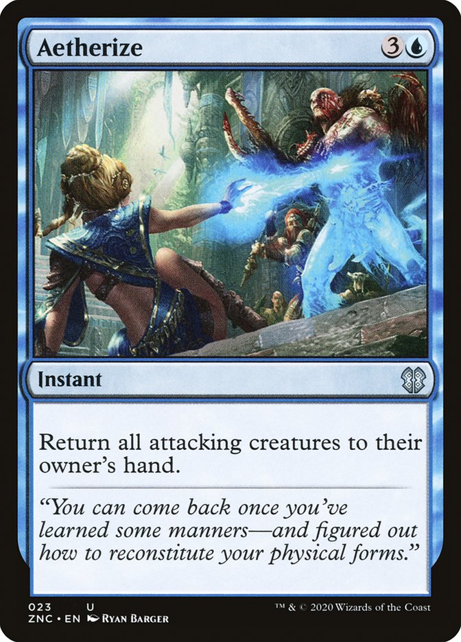 Aetherize [Zendikar Rising Commander] Magic: The Gathering