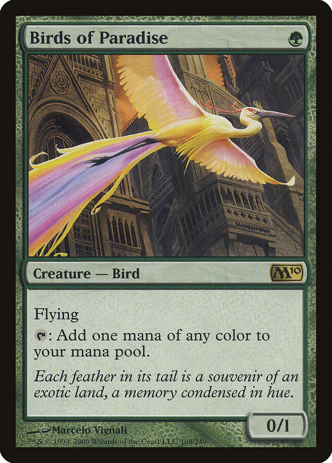 Birds of Paradise [Magic 2010] Magic: The Gathering