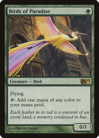 Birds of Paradise [Magic 2010] Magic: The Gathering