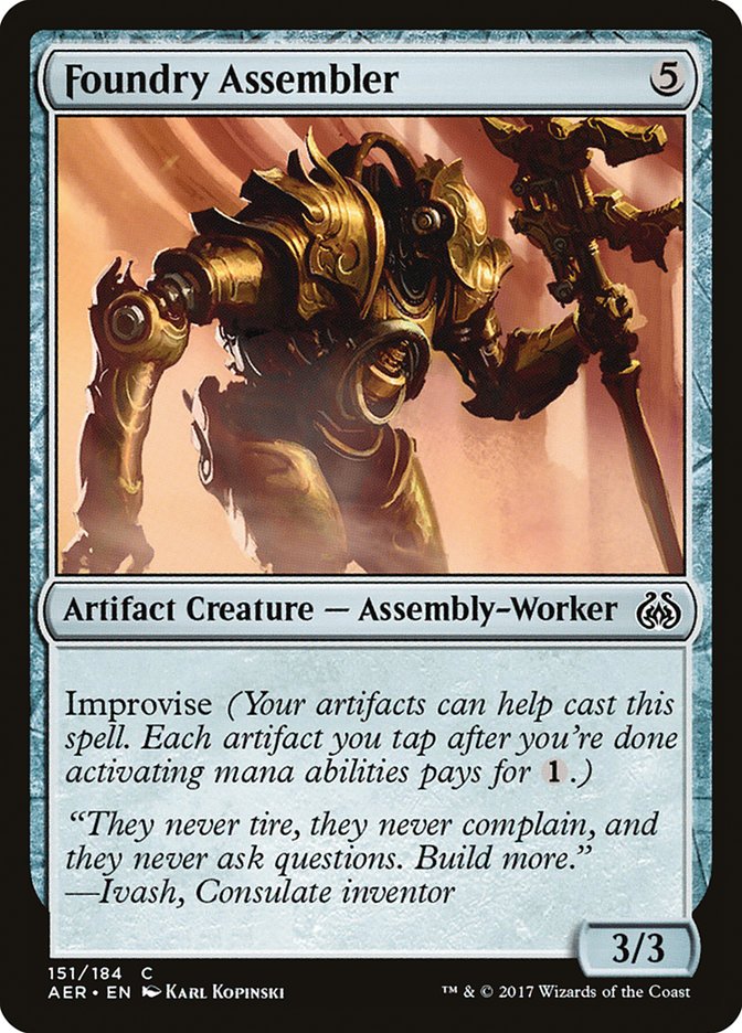 Foundry Assembler [Aether Revolt] Magic: The Gathering