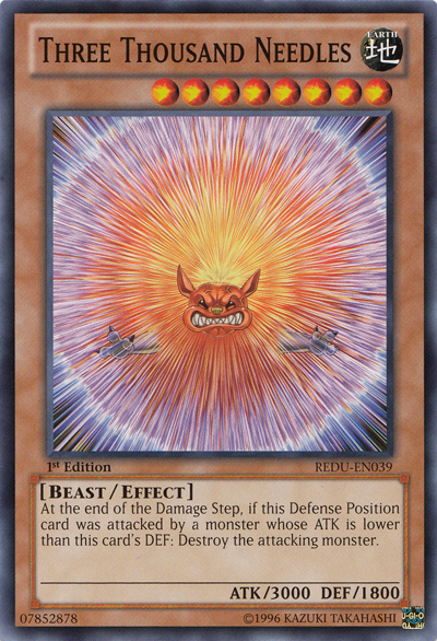 Three Thousand Needles [REDU-EN039] Common Yu-Gi-Oh!