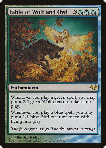 Fable of Wolf and Owl [Eventide] Magic: The Gathering